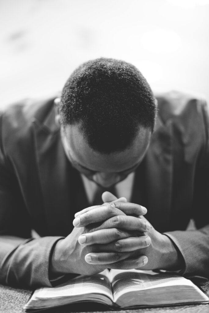 lonely-african-american-male-praying-with-his-hands-bible-with-his-head-down-684x1024 Losing My Saltiness:When Failure Silences You and Grace Gives You Back Your Voice